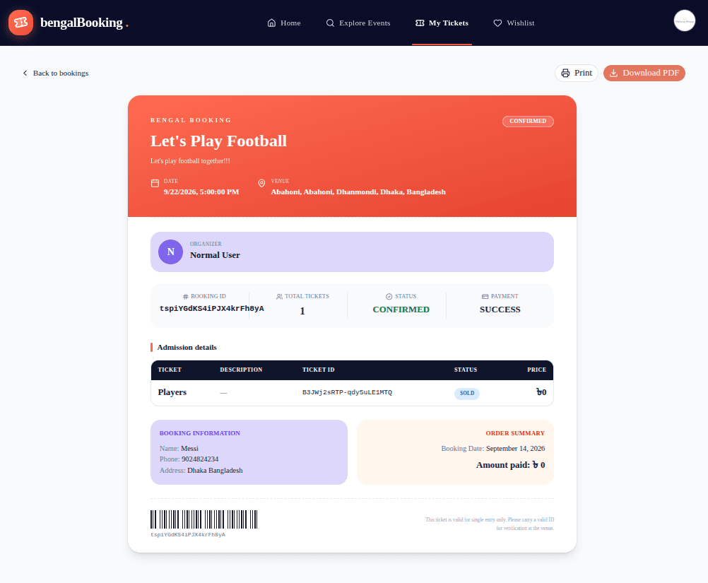 Bengal Booking - 4