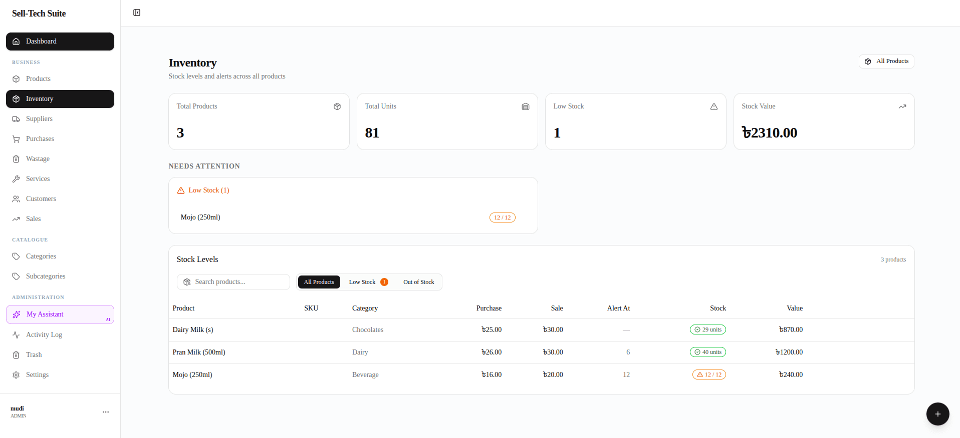 Multipurpose Inventory & Business Management System - 4